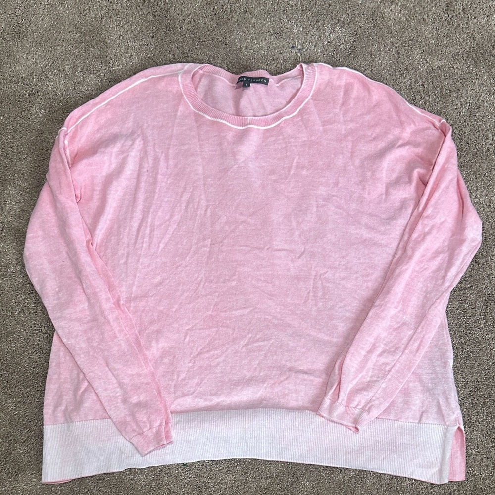 Pink Long Sleeve Sweater